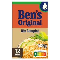 Riz complet cuisson rapide 500g