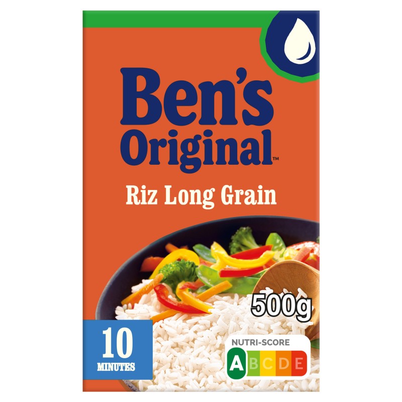 Riz long grain cuisson rapide 500g