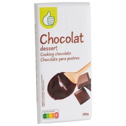 Tablette de Chocolat Noir Dessert 200g 1x