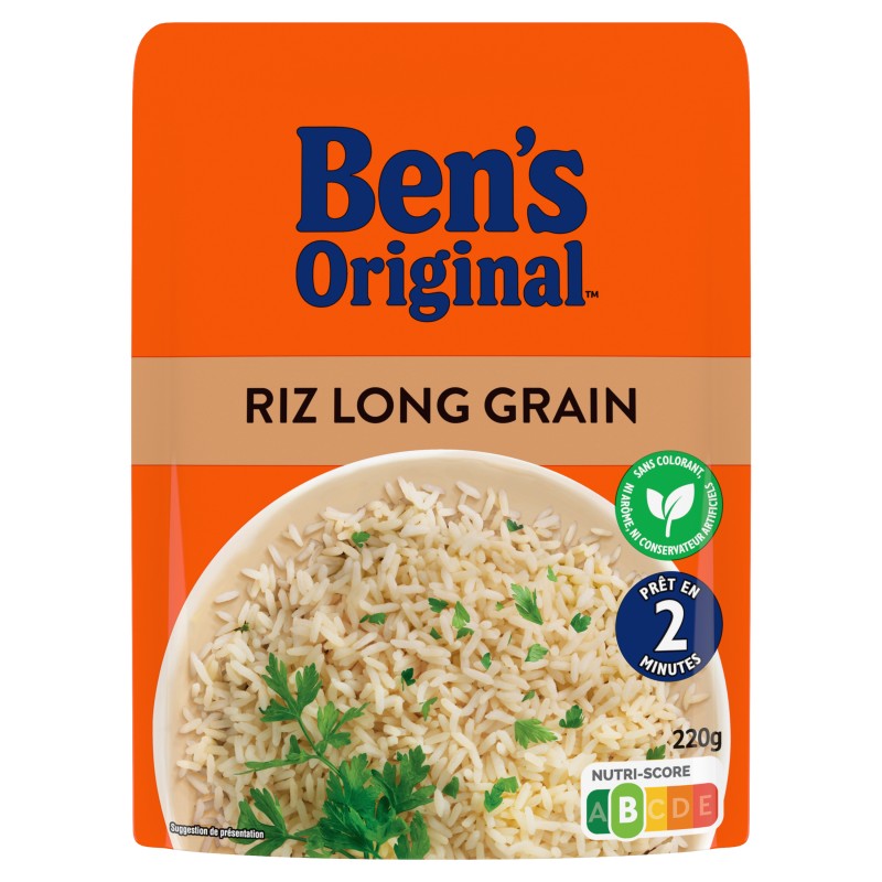 Riz long grain sachet express 220g