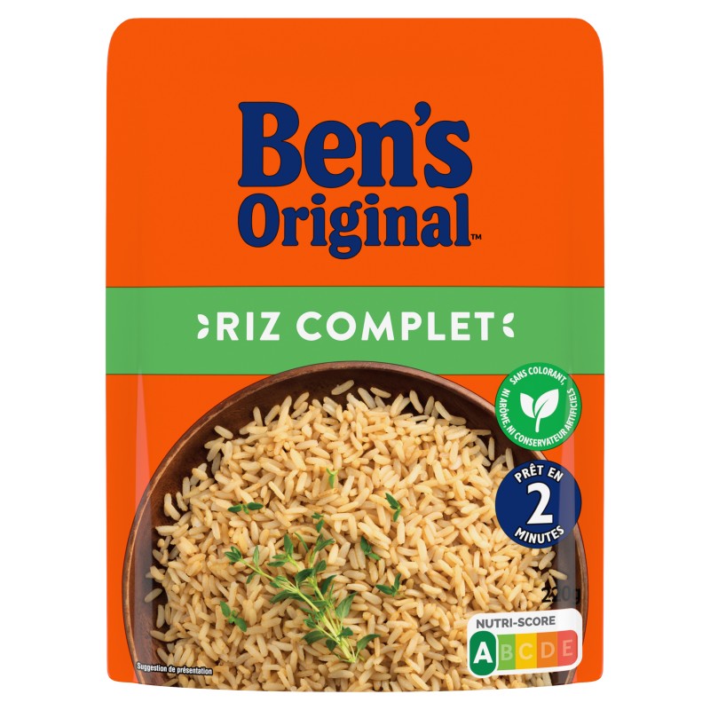 Riz complet sachet express 220g