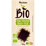 Tablette de chocolat noir 76% sao tomé 100g