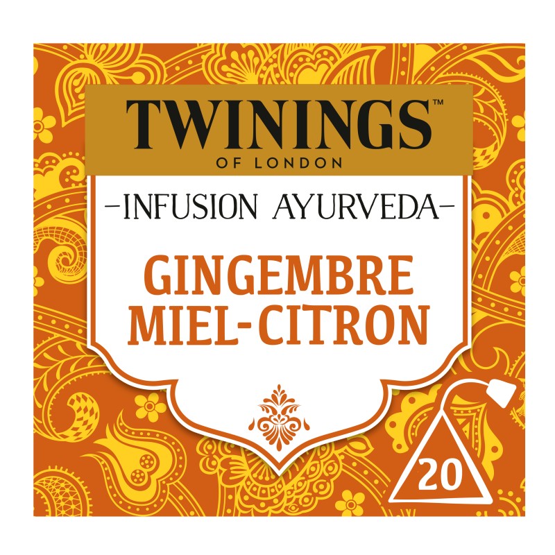 Infusion Ayurveda Gingembre Miel Citron x20