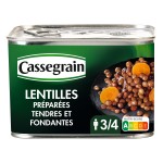 Lentilles préparées 460g