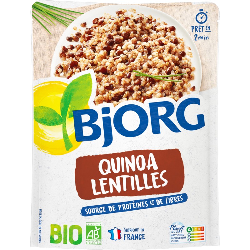 Bio Quinoa Lentilles 250g