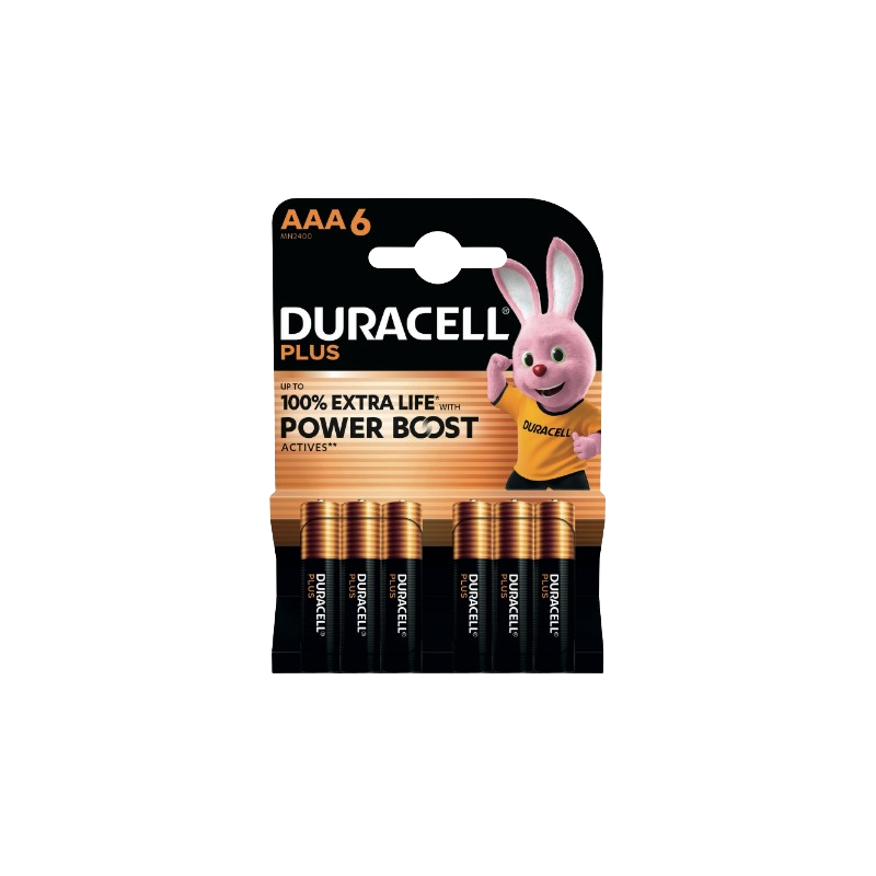 Piles plus powerboost alcalines AAA LR03 x6