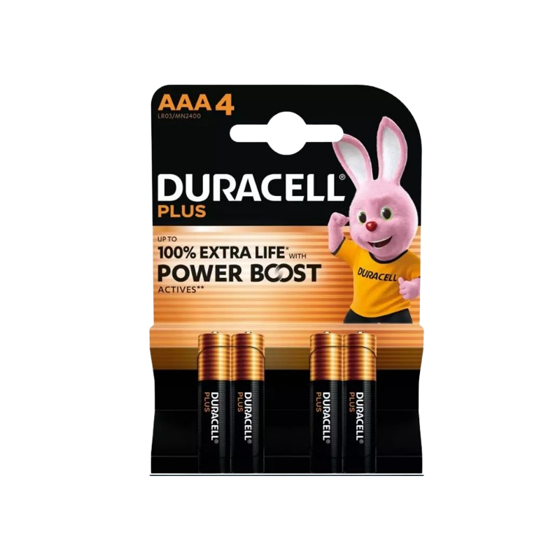 Piles plus powerboost alcalines AAA LR03 x4