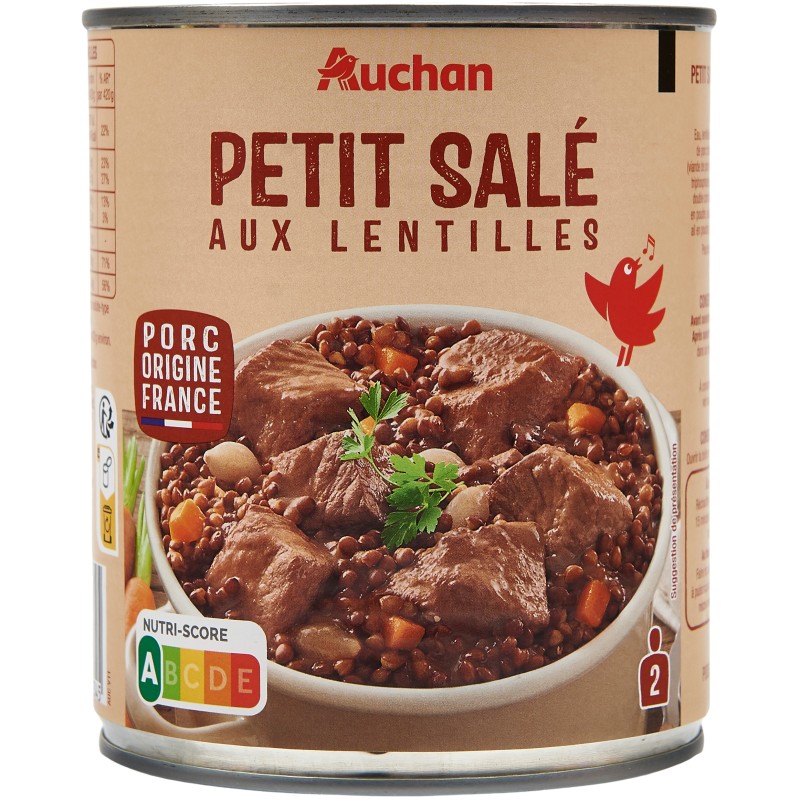 Petit Salé aux Lentilles 840g