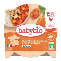 Légumes Basquaise Poulet dès 15 mois 260g