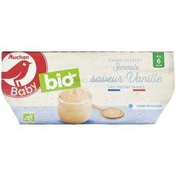 Crème dessert vanille et semoule 4x100g