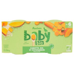Carotte riz potimarron dès 6 mois 2x200g