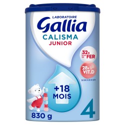 Lait en poudre calisma junior 4 dès 18 mois 830g