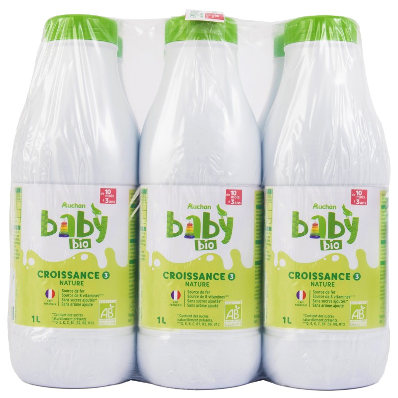 Lait de croissance dès 10 mois 6x1l