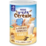P'tite céréale aux céréales complètes vanille en poudre dès 6 mois 415g