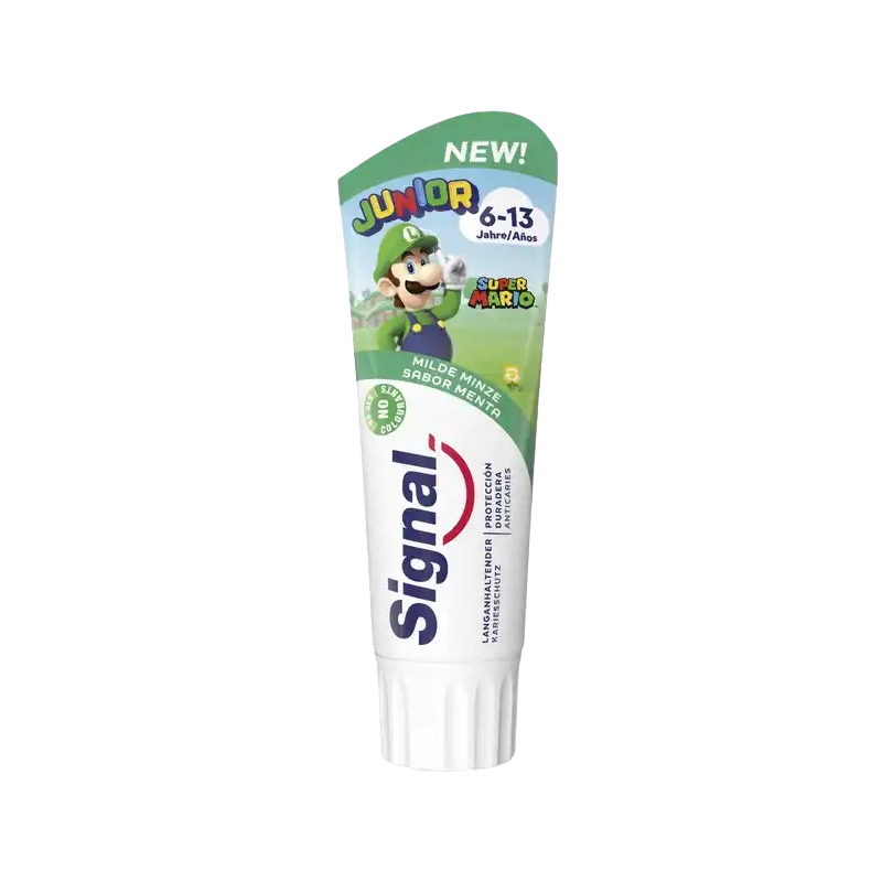 Dentifrice enfant 6-13ans goût menthe super mario 75ml