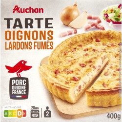 Tarte oignons et lardons fumés 400g