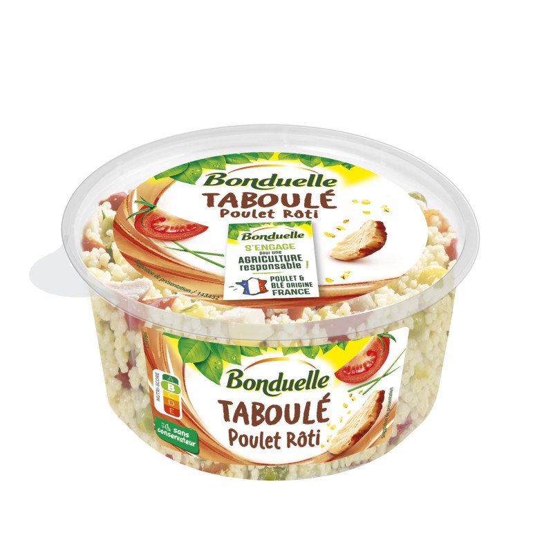 Taboulé au poulet rôti 180g