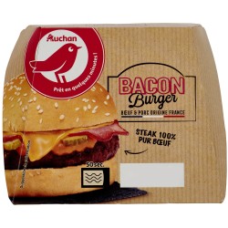 Bacon burger au boeuf charolais 215g