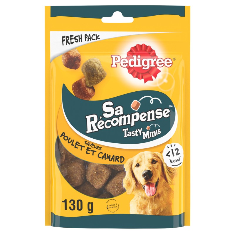 Friandises Récompense en Bouchées au Poulet pour Chien 130g