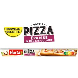 Pâte à pizza épaisse et rectangulaire 540g