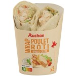 Wrap poulet rôti sauce césar 2x95g
