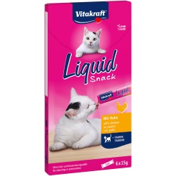 Liquid Snack Poulet pour Chat 6x15g