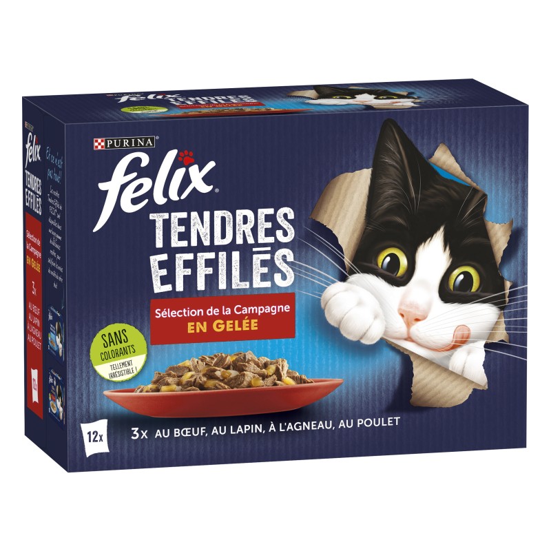 Tendres Effilés en Gelée Campagne 12x85g