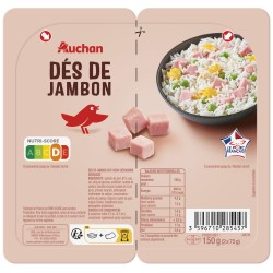 Dés de jambon 2x75g