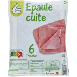 Epaule Cuite 6 Tranches 270g