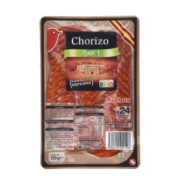 Chorizo doux x24 120g