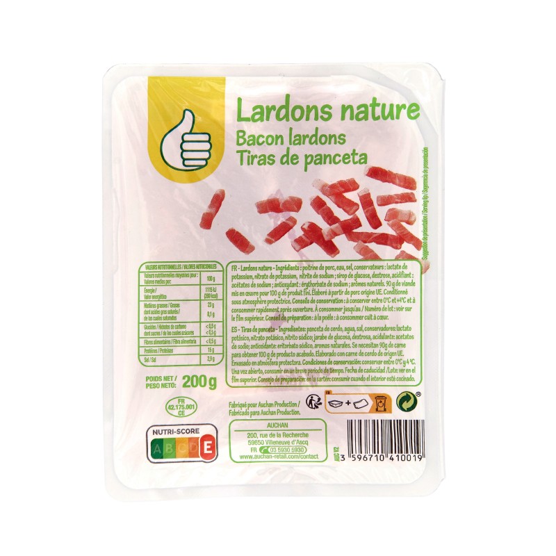 Lardons Nature 200g