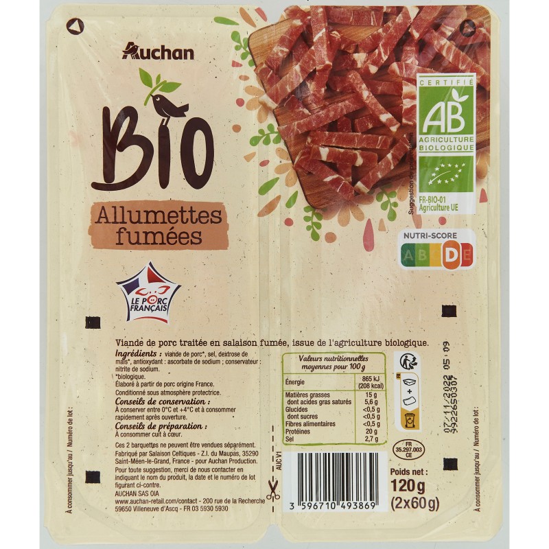 Allumettes Fumées 2x60g