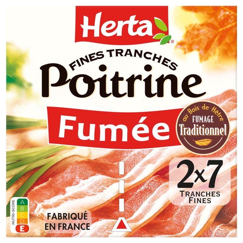 Fines Tranches de Poitrine Fumée 2x100g