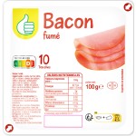 Bacon Fumé en Tranches 100g