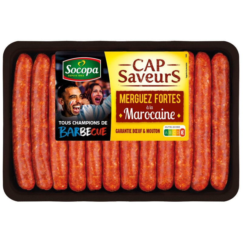 Merguez forte à la marocaine x12 660g