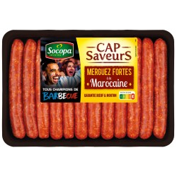 Merguez forte à la marocaine x12 660g
