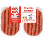Steak haché au boeuf 2x100g