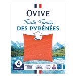 Truite fumée des Pyrénées 4 tranches 120g
