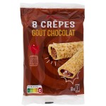 Crêpes fourrées au chocolat x8 256g