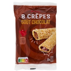 Crêpes fourrées au chocolat x8 256g