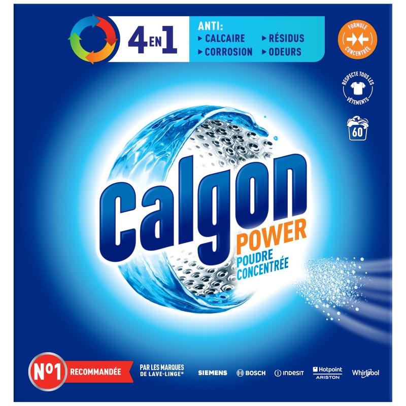 Poudre nettoyante anti-calcaire 4 en 1 lave-linge 1.5kg