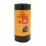 Sacs poubelle avec liens coulissants 20x30l