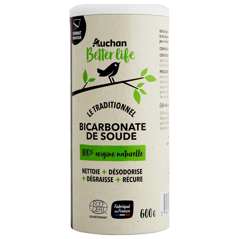 Bicarbonate de soude écologique en salière 600g