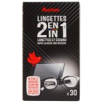 Lingettes nettoyantes 2en1 pour lunettes et écrans x30