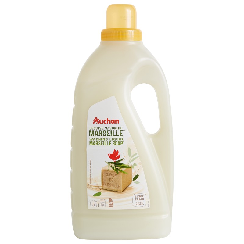 Lessive liquide savon de Marseille 2l