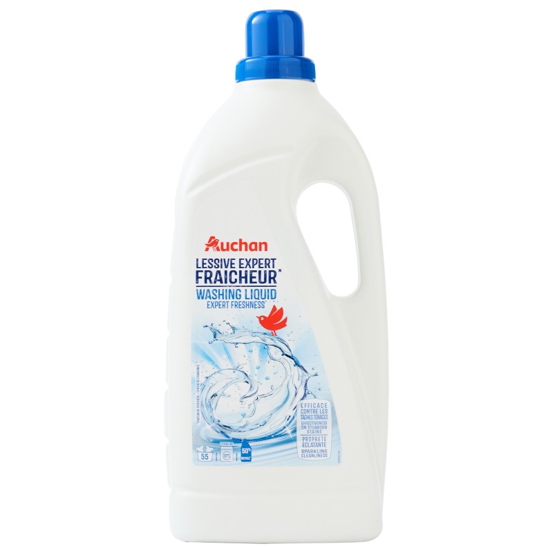 Lessive liquide expert fraîcheur 2.97l