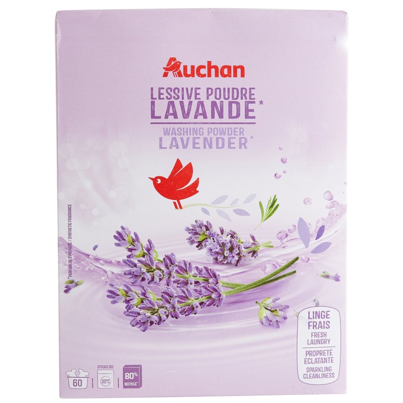 Lessive en poudre lavande 3kg