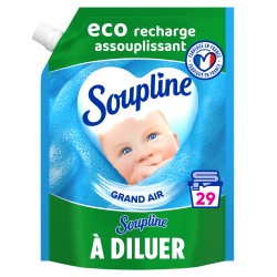 Adoucissant eco recharge saveur grand air 600ml