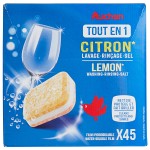Pastilles Lave-Vaisselle Tout en 1 Citron x45