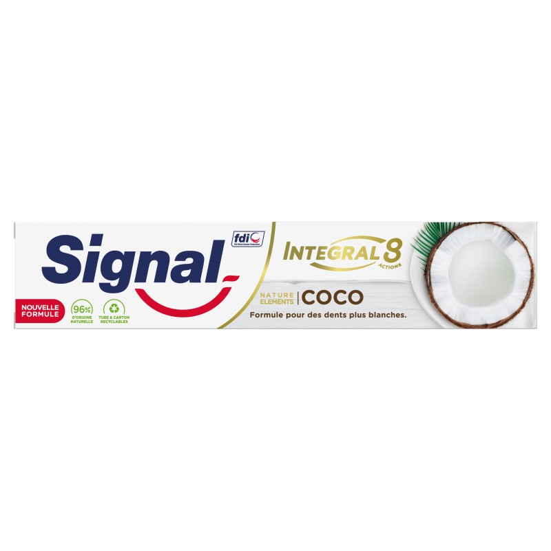 Dentifrice intégral 8 blancheur coco 75ml
